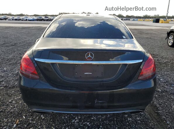 55SWF8DB4KU303417 2019 MERCEDES-BENZ C Черный Вид сзади