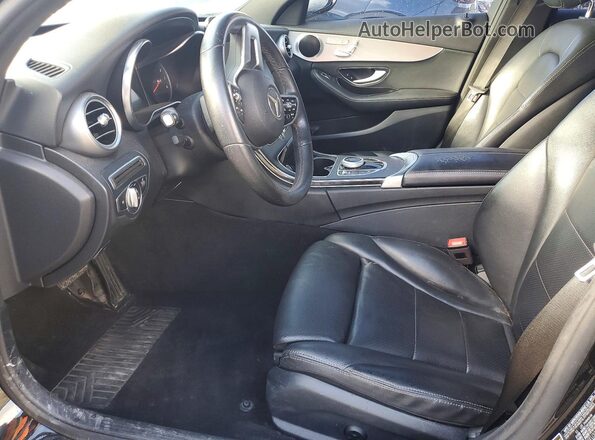 55SWF8DB4KU303417 2019 MERCEDES-BENZ C Черный Вид салона спереди
