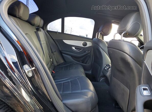 55SWF8DB4KU303417 2019 MERCEDES-BENZ C Черный Вид задних сидений