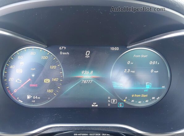 55SWF8DB5KU312319 2019 MERCEDES-BENZ C-CLASS Gray Вид задніх сидінь