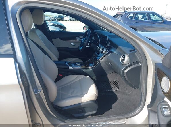55SWF8DB5KU312319 2019 MERCEDES-BENZ C-CLASS Gray Вид салону спереду