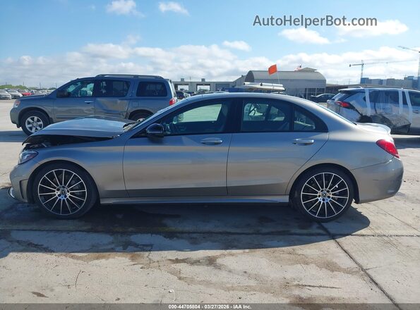55SWF8DB5KU312319 2019 MERCEDES-BENZ C-CLASS Gray Панорамний вид салону 360°