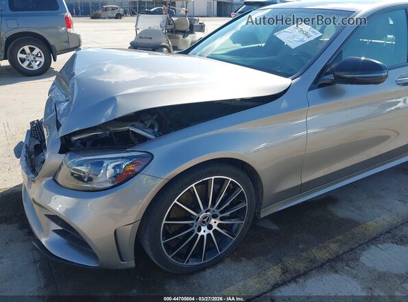 55SWF8DB5KU312319 2019 MERCEDES-BENZ C-CLASS Gray 