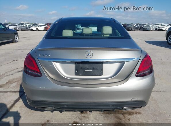 55SWF8DB5KU312319 2019 MERCEDES-BENZ C-CLASS Gray 