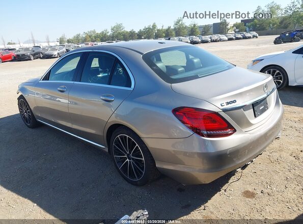55SWF8DB6KU314516 2019 MERCEDES-BENZ C-CLASS Gray Tył lewy