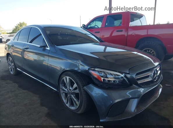 55SWF8DBXLU324385 2020 MERCEDES-BENZ C-CLASS Gray Przód prawy