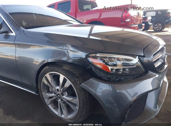 55SWF8DBXLU324385 2020 MERCEDES-BENZ C-CLASS Gray Widok z przodu