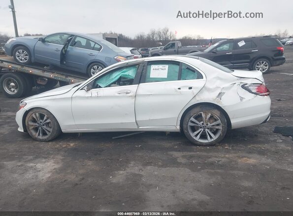 55SWF8EB0KU300349 2019 MERCEDES-BENZ C-CLASS White Vista interior de 360 grados
