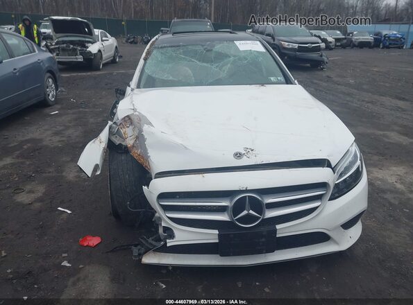 55SWF8EB0KU300349 2019 MERCEDES-BENZ C-CLASS White Vista frontal