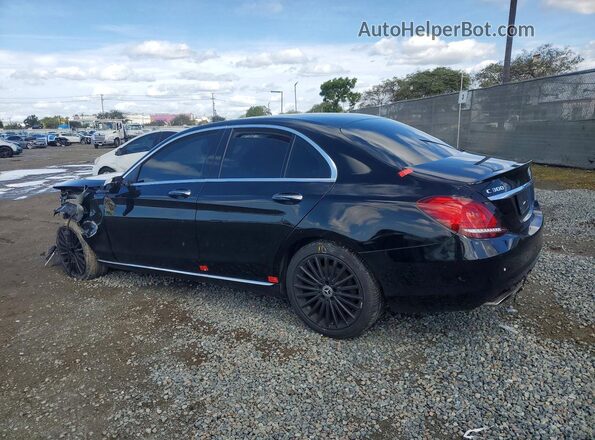 55SWF8EB0KU316423 2019 MERCEDES-BENZ C Black Tył lewy