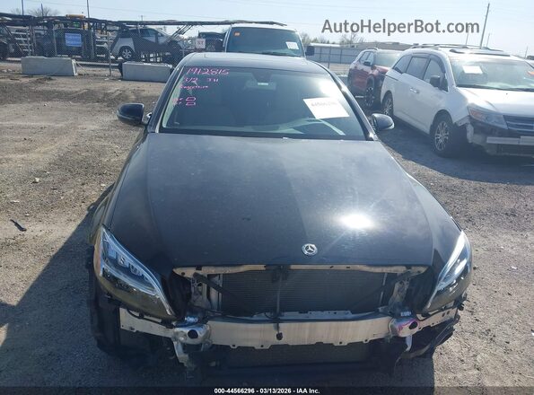55SWF8EB1KU292939 2019 MERCEDES-BENZ C-CLASS Черный Вид задней части салона