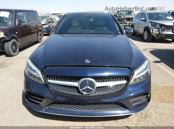 55SWF8EB5KU282916 2019 MERCEDES-BENZ C-CLASS Dark Blue Սարքավորումների վահանակի տեսք