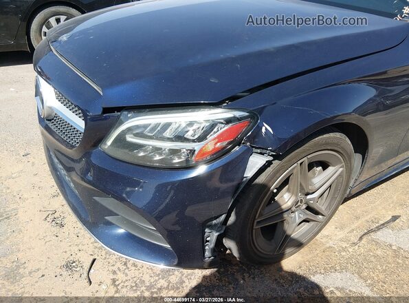 55SWF8EB5KU282916 2019 MERCEDES-BENZ C-CLASS Dark Blue Դիմացի տեսք