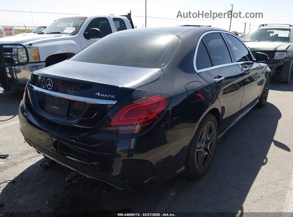 55SWF8EB5KU282916 2019 MERCEDES-BENZ C-CLASS Dark Blue Հետևի աջ