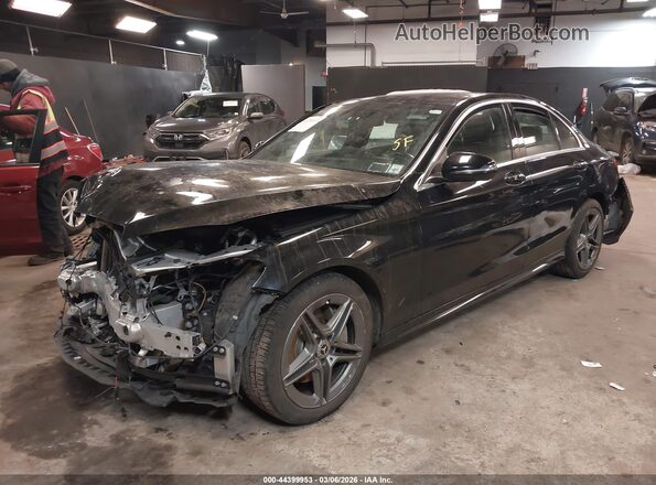 55SWF8EB5LU327063 2020 MERCEDES-BENZ C-CLASS Black Przód lewy