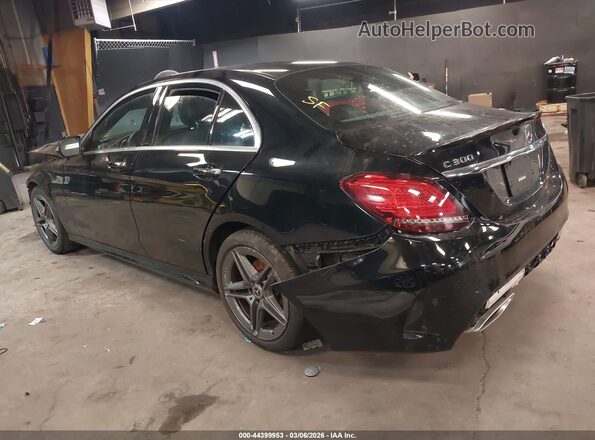 55SWF8EB5LU327063 2020 MERCEDES-BENZ C-CLASS Black Tył lewy
