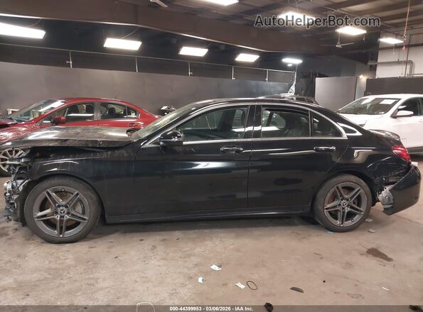 55SWF8EB5LU327063 2020 MERCEDES-BENZ C-CLASS Black Widok wnętrza z tyłu