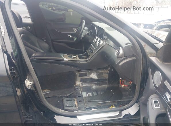 55SWF8EBXLU324739 2020 MERCEDES-BENZ C-CLASS Black წინა სალონის ხედი