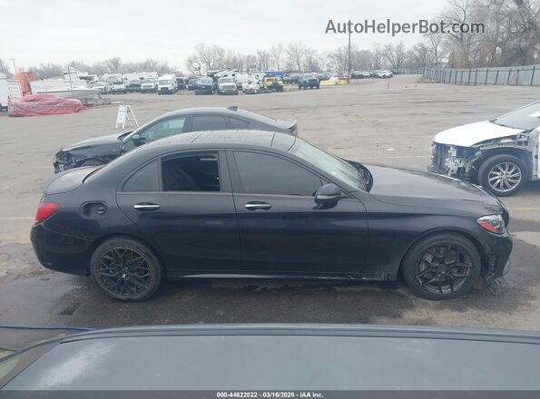 55SWF8EBXLU324739 2020 MERCEDES-BENZ C-CLASS Black უკანა სალონის ხედი