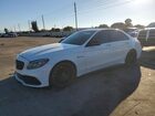 2019 Mercedes-benz C 63 Amg-s Белый vin: 55SWF8HB5KU308295