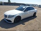 2017 Mercedes-benz Amg C 63 S White vin: 55SWF8HB8HU216607