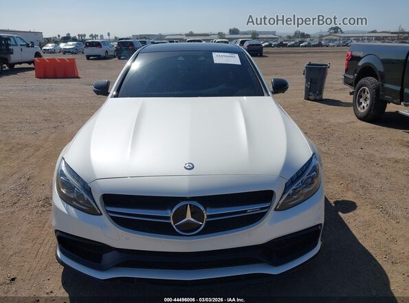 55SWF8HB8HU216607 2017 MERCEDES-BENZ AMG C 63 White Вид щитка приладів
