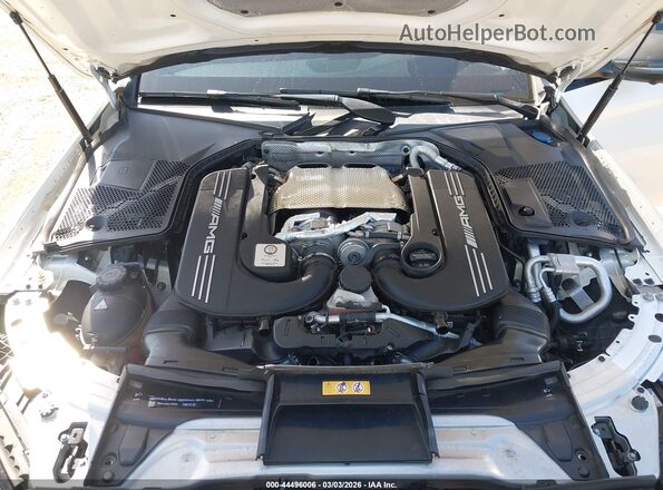 55SWF8HB8HU216607 2017 MERCEDES-BENZ AMG C 63 White Вид ззаду