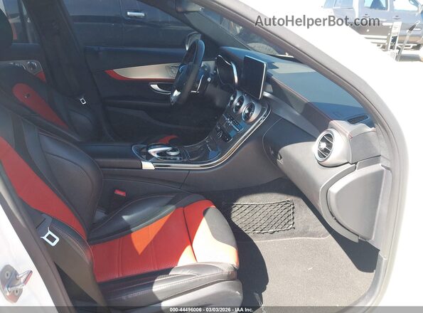 55SWF8HB8HU216607 2017 MERCEDES-BENZ AMG C 63 White Вид салону спереду