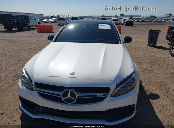 55SWF8HB8HU216607 2017 MERCEDES-BENZ AMG C 63 White Вид спереду