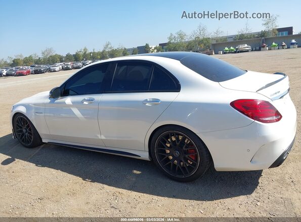 55SWF8HB8HU216607 2017 MERCEDES-BENZ AMG C 63 White Панорамний вид салону 360°