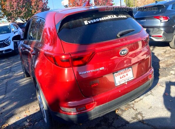 KNDPM3AC7J7453375 2018 KIA SPORTAGE Red Delantero derecho