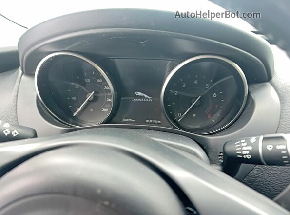 SAJAJ4FX3JCP38714 2018 JAGUAR XF Черный Вид щитка приборов