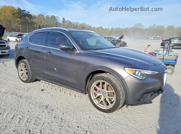 ZASPAKBN5K7C31140 2019 ALFA ROMEO STELVIO Gray Widok z przodu