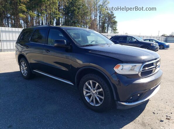 1C4RDJAG8GC354063 2016 DODGE DURANGO Черный Вид спереди