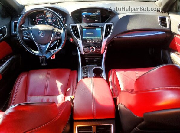 19UUB2F60KA009525 2019 ACURA TLX Черный Вид щитка приборов