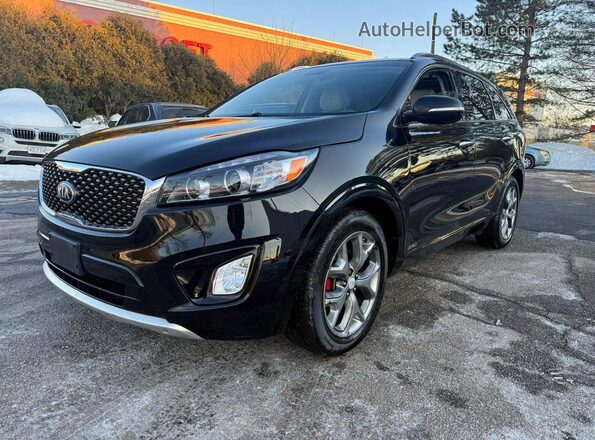 5XYPKDA56GG030215 2016 KIA SORENTO Черный Задняя правая четверть