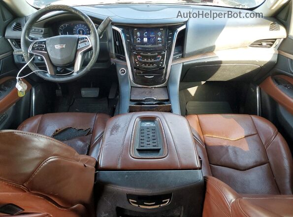 1GYS4BKJ2GR355251 2016 CADILLAC ESCALADE Черный Вид щитка приборов