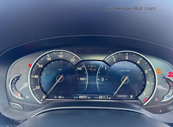 WBAJE7C58KWW14782 2019 BMW OTHER Черный Вид щитка приборов