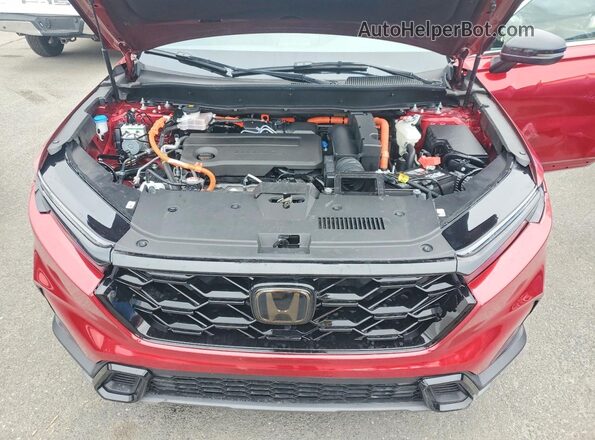 7FARS6H84SE046633 2025 HONDA CRV Красный Вид подкапотного пространства