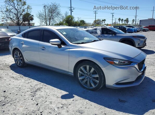 JM1GL1VM2K1500780 2019 MAZDA 6 Silver Widok z przodu