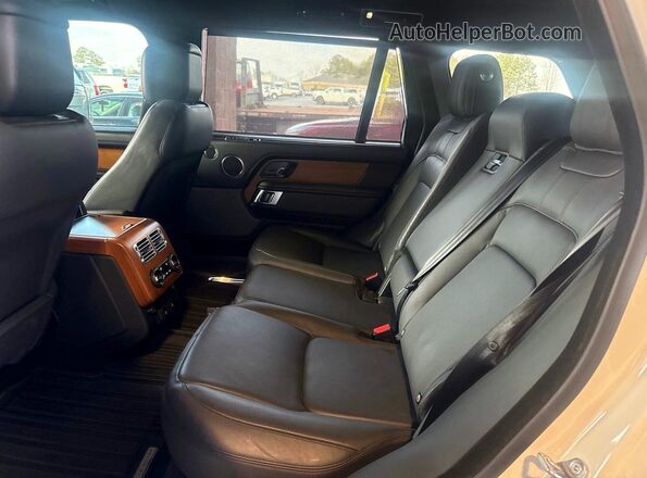 SALGS5RE9KA537606 2019 LAND ROVER RANGE ROVER White წინა სალონის ხედი
