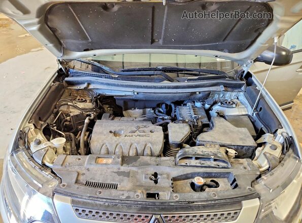 JA4AD2A34KZ053323 2019 MITSUBISHI OUTLANDER Silver Widok naklejki z numerem VIN