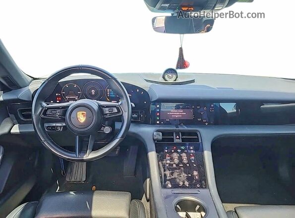 WP0AA2Y16MSA18753 2021 PORSCHE TAYCAN White Vista del cuadro de instrumentos