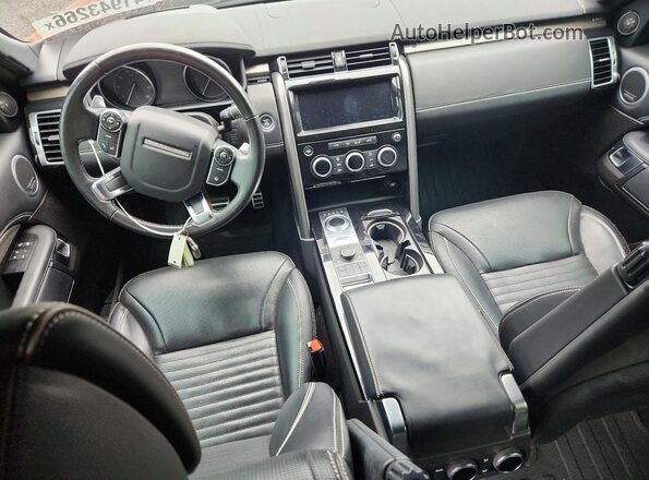 SALRHBBK7HA035787 2017 LAND ROVER DISCOVERY Orange Вид щитка приладів