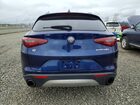 2018 Alfa Romeo Stelvio Ti Sport Blue vin: ZASFAKNN9J7B85530