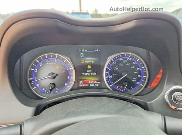 JN1FV7EL0HM701961 2017 INFINITI Q60 Черный Вид задних сидений