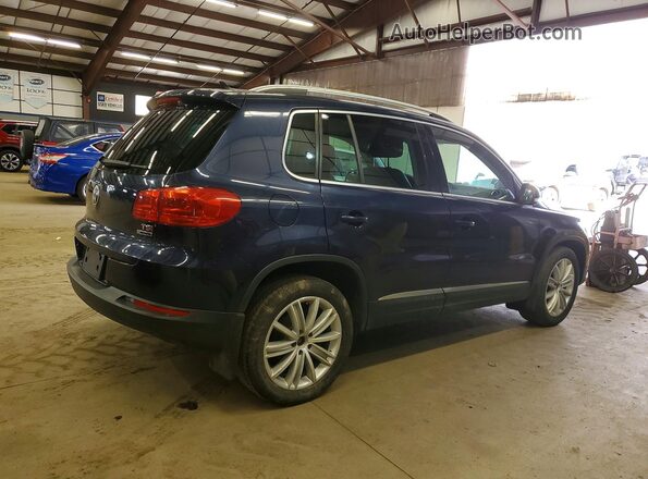 WVGBV7AX3GW609228 2016 VOLKSWAGEN TIGUAN Синий Передняя правая четверть