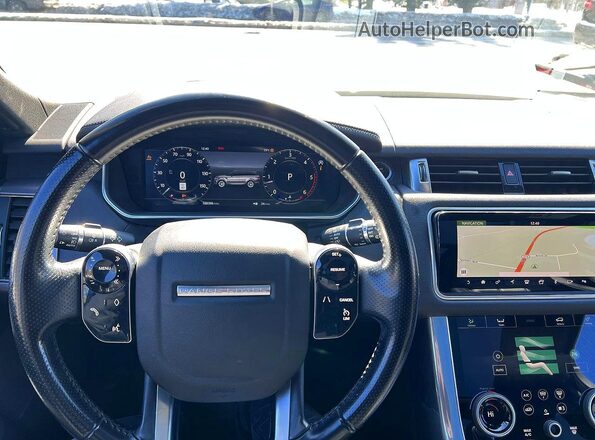 SALWR2RK1JA194882 2018 LAND ROVER RANGE Серый Вид панели приборов