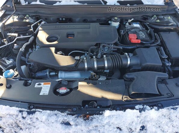 1HGCV2F36NA011616 2022 HONDA ACCORD Черный Вид подкапотного пространства