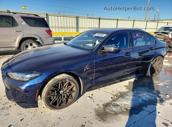 WBS43AY04PFN35500 2023 BMW M3 Blue Przód lewy